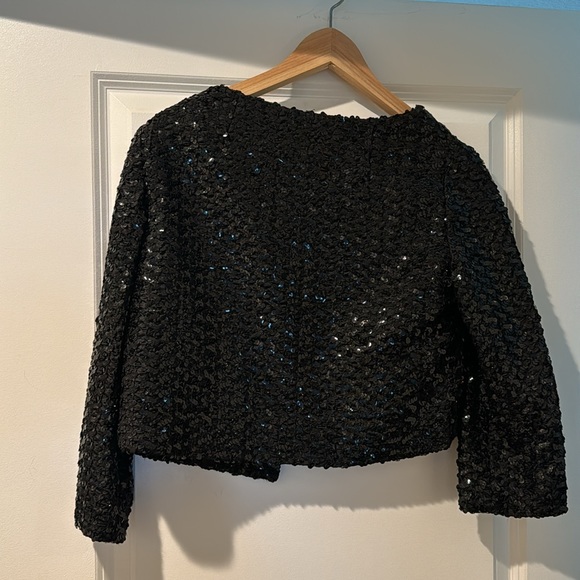 VINTAGE 1960s sequined Philippe Tournaye for Rembrandt cropped blazer jacket - Picture 4 of 8
